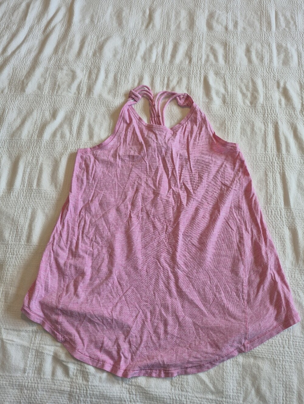 Ivivva girls size 12 pink tank top VGUC